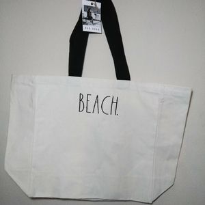 Rae Dunn Beach Tote Bag NEW